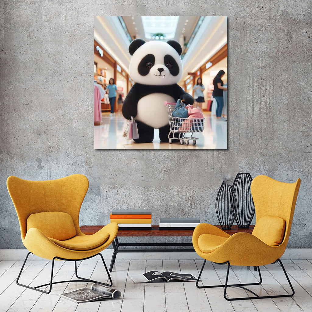 Panda Shopping: Fun Adventure at the Mall