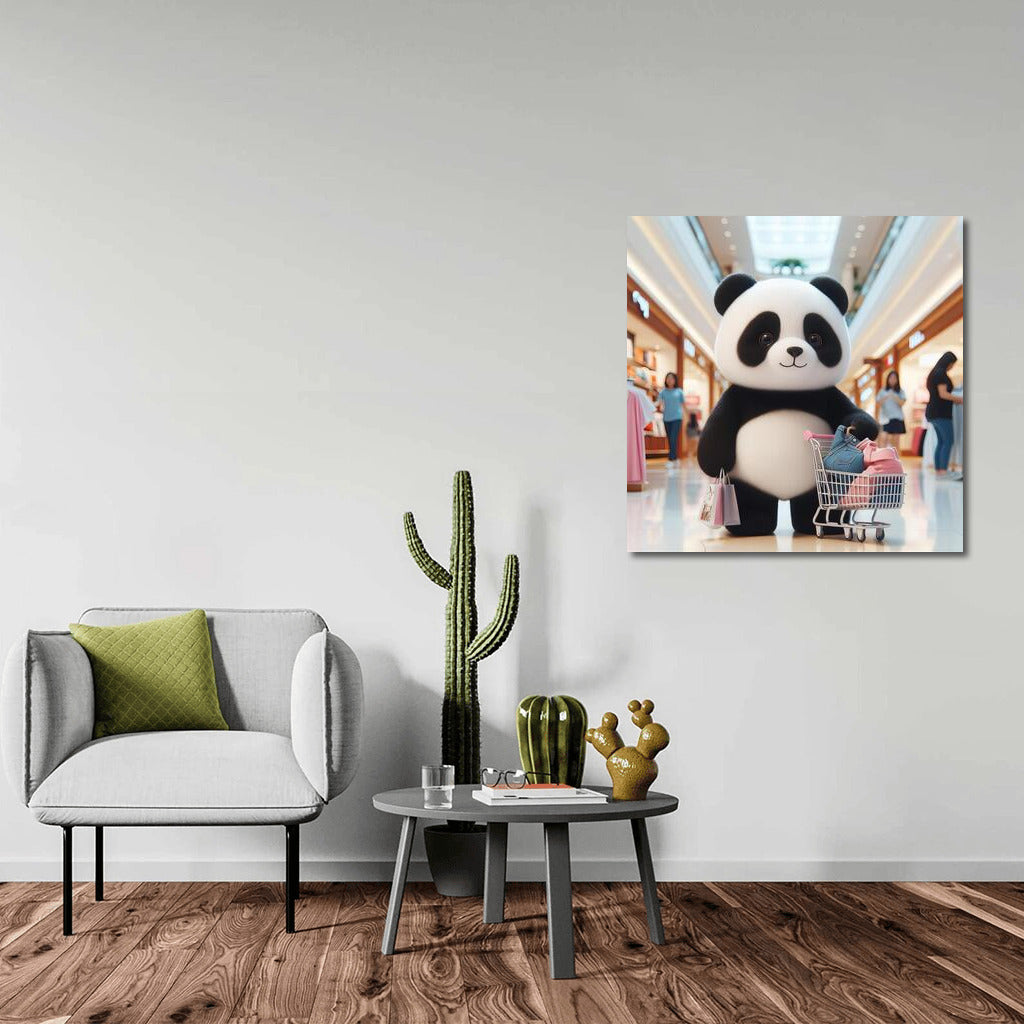 Panda Shopping: Fun Adventure at the Mall