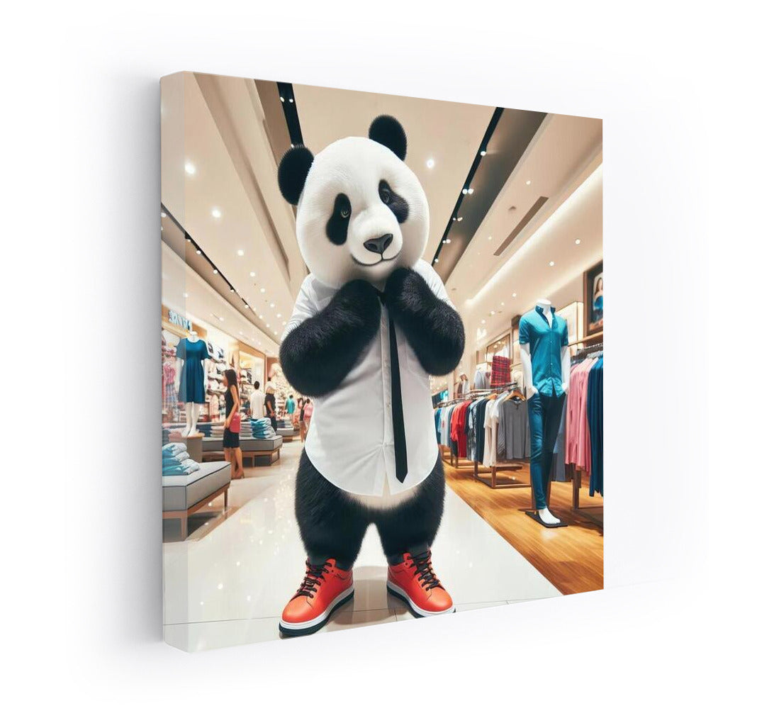 Panda in Kedah: Shopping at the Mall