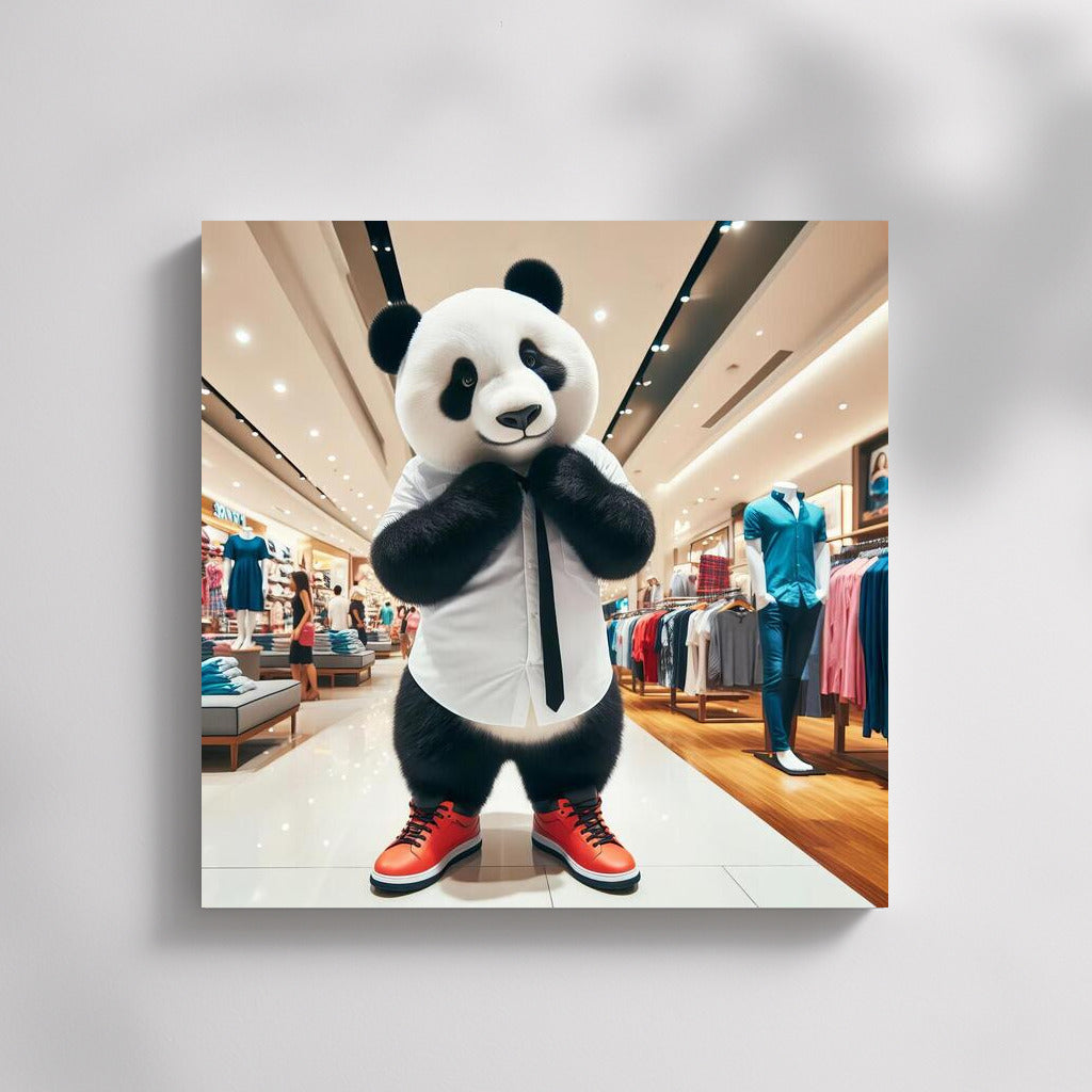 Panda in Kedah: Shopping at the Mall