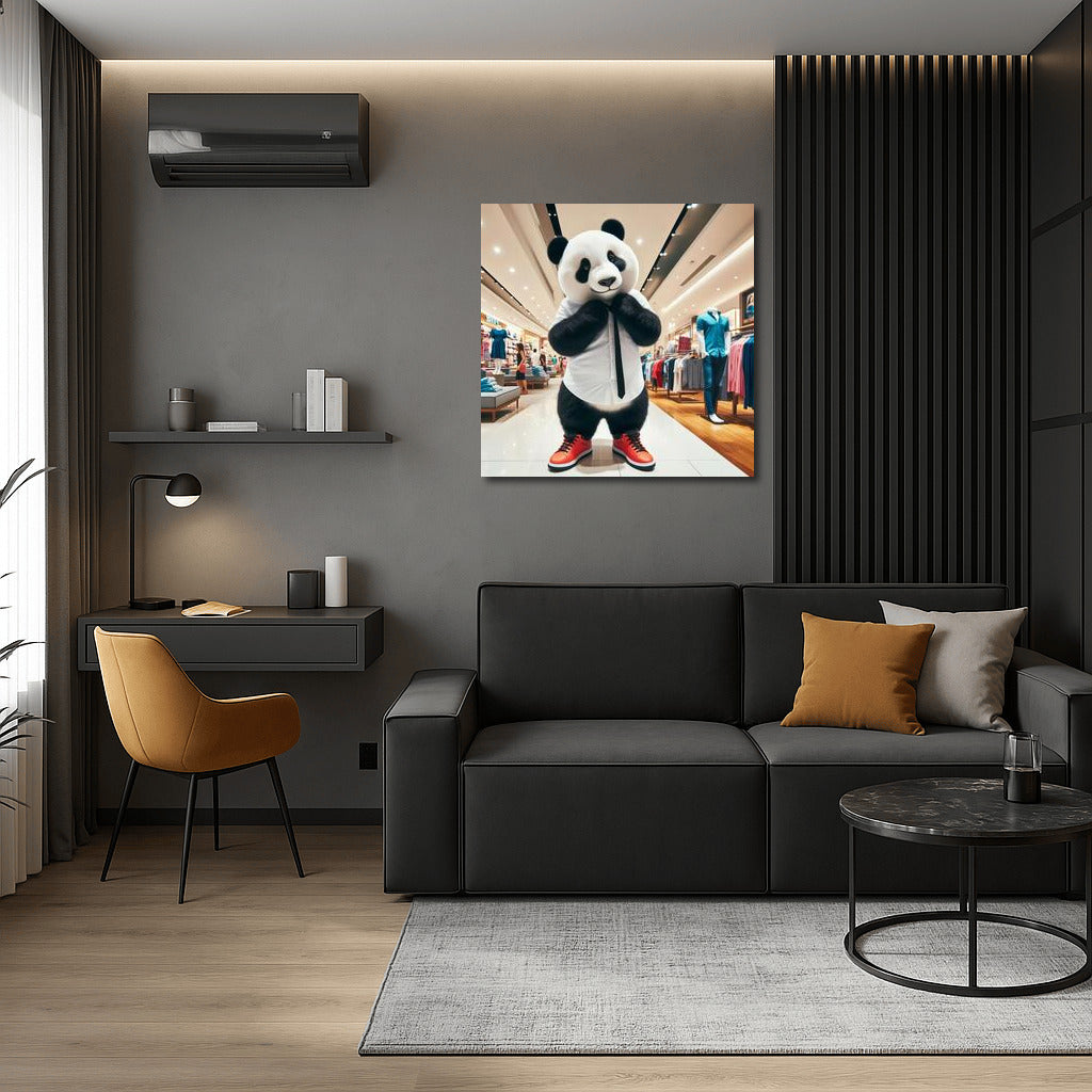 Panda in Kedah: Shopping at the Mall