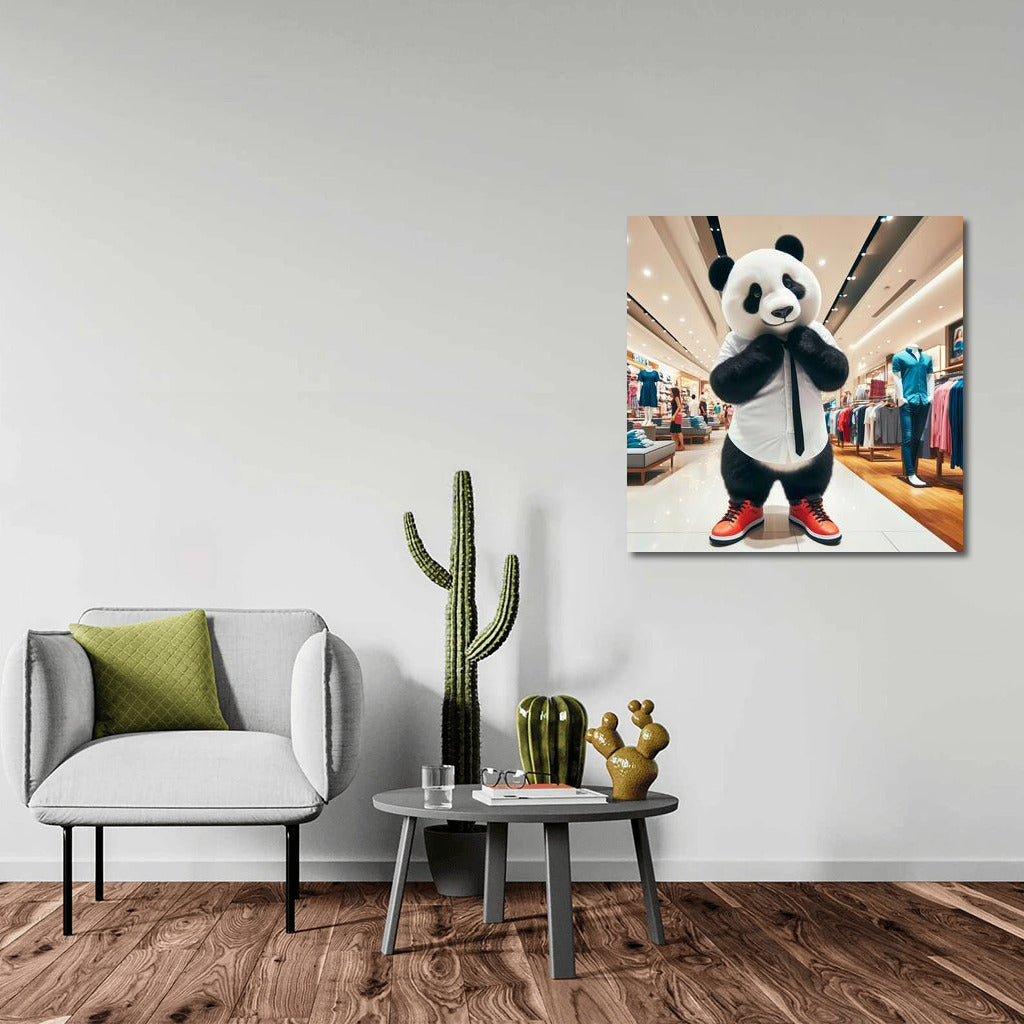 Panda in Kedah: Shopping at the Mall