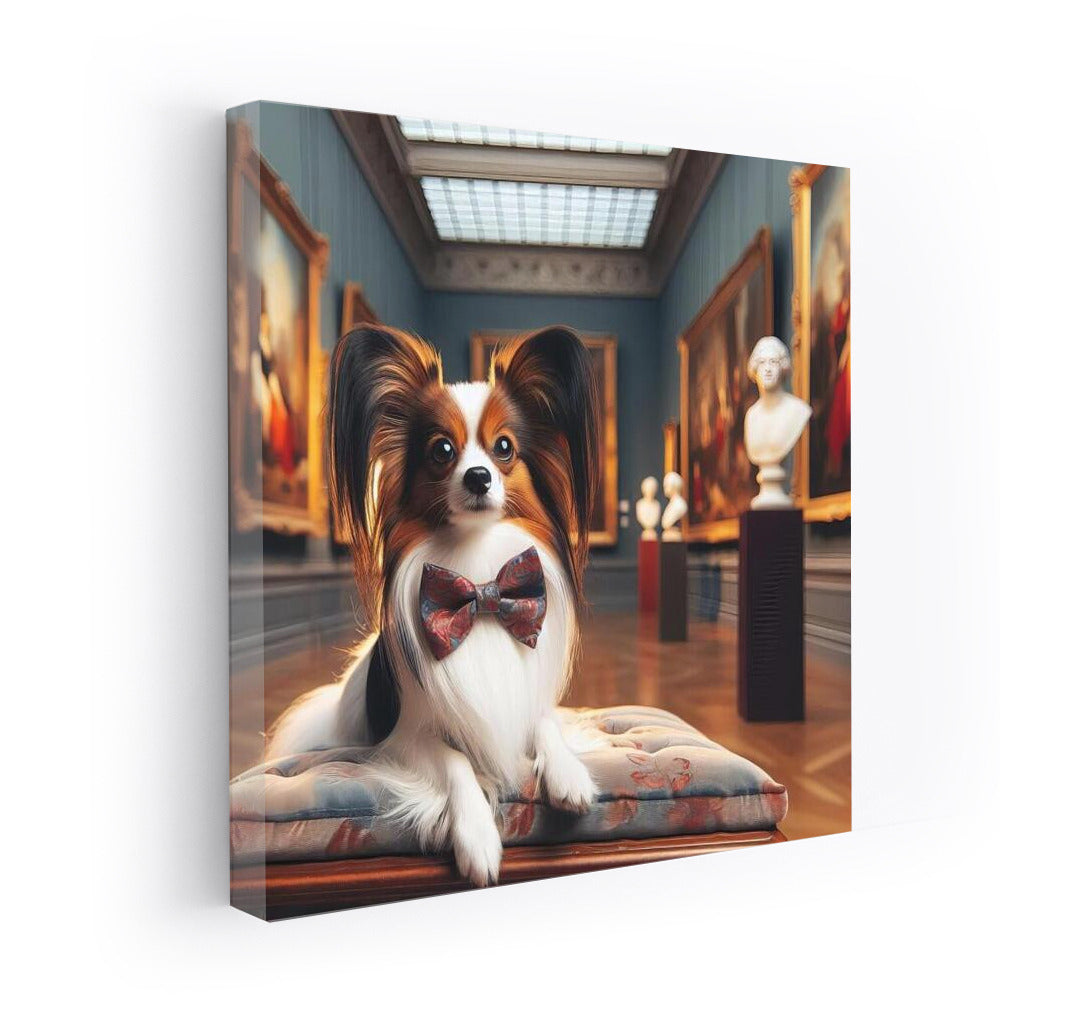 Papillon in the Gallery: Elegance and Art for Dog Lovers
