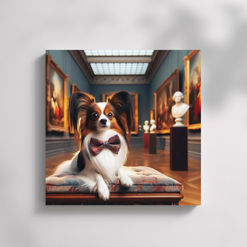 Papillon in the Gallery: Elegance and Art for Dog Lovers