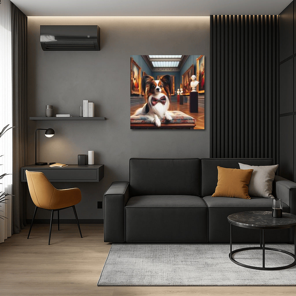 Papillon in the Gallery: Elegance and Art for Dog Lovers