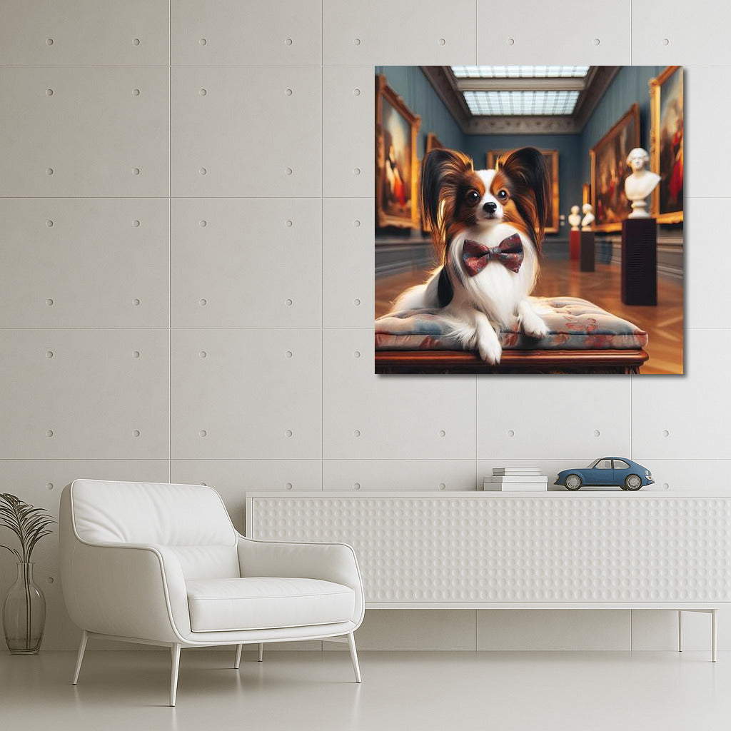 Papillon in the Gallery: Elegance and Art for Dog Lovers