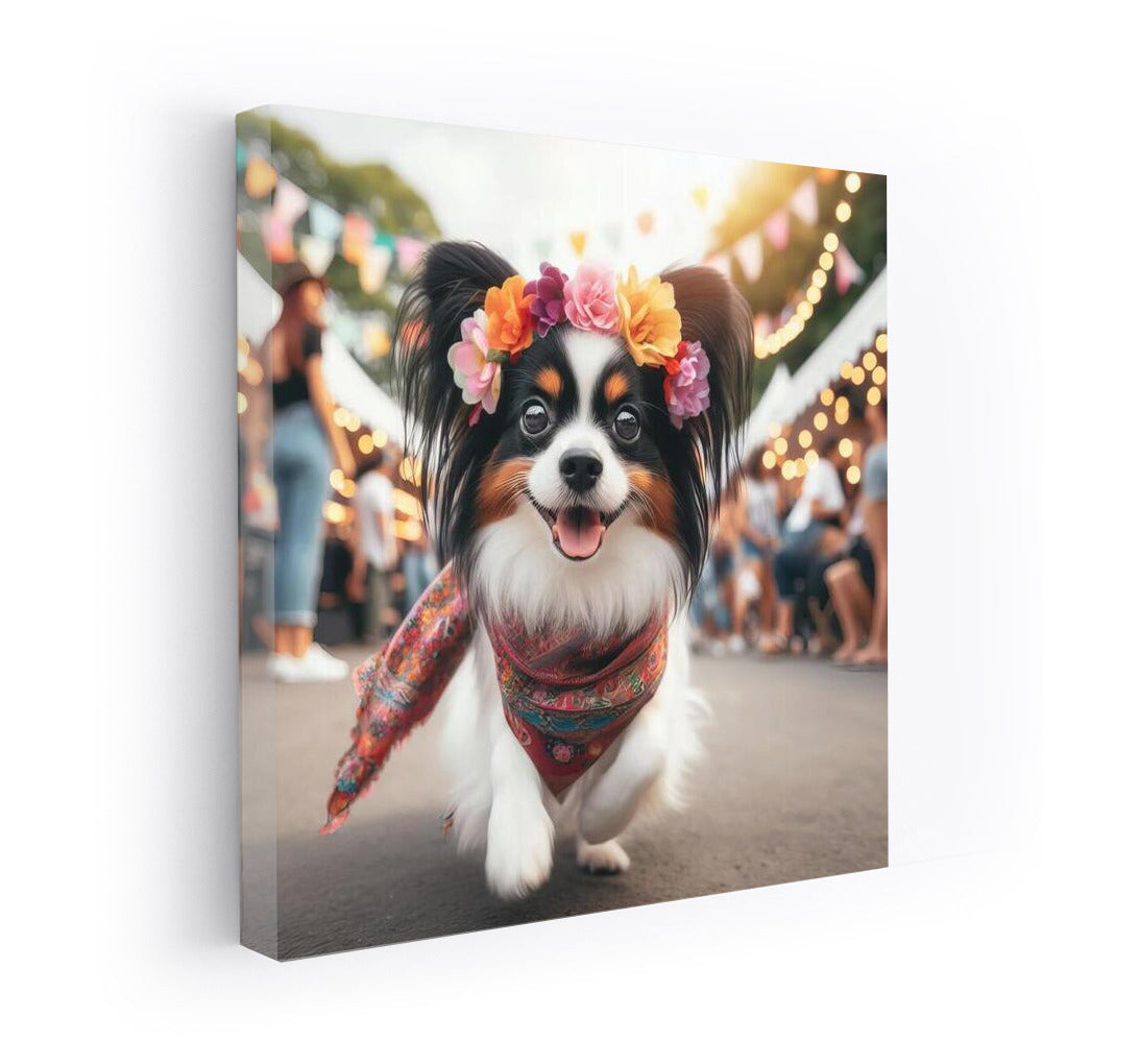Papillon at the Party: A Cheerful World