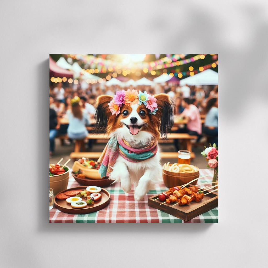 Papillon at the Festival: Joy and Fun on Your Wall