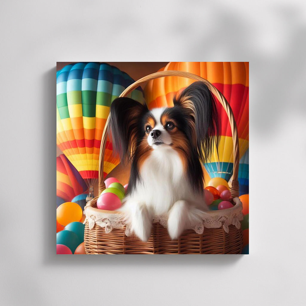 Papillon on a Balloon: Flight of Joy