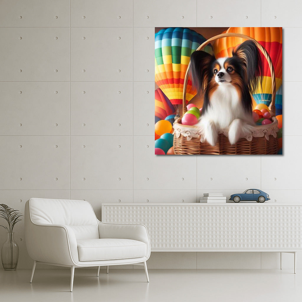 Papillon on a Balloon: Flight of Joy