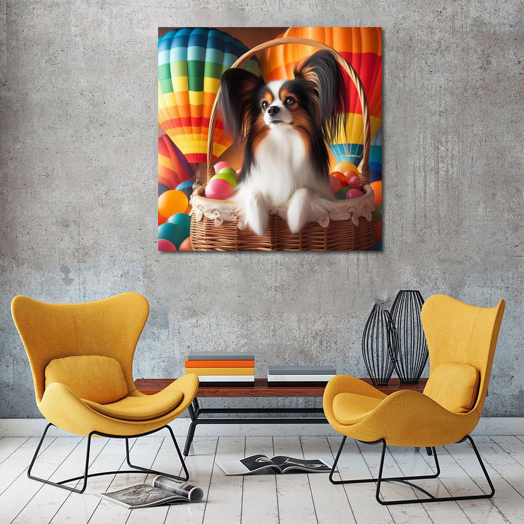 Papillon on a Balloon: Flight of Joy