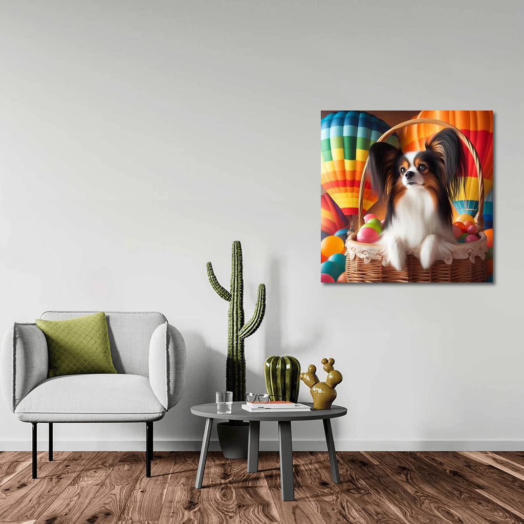 Papillon on a Balloon: Flight of Joy