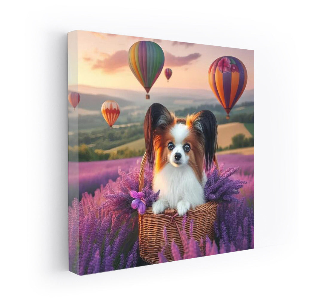 Papillon in Summer Flight: Balloons and Lavender