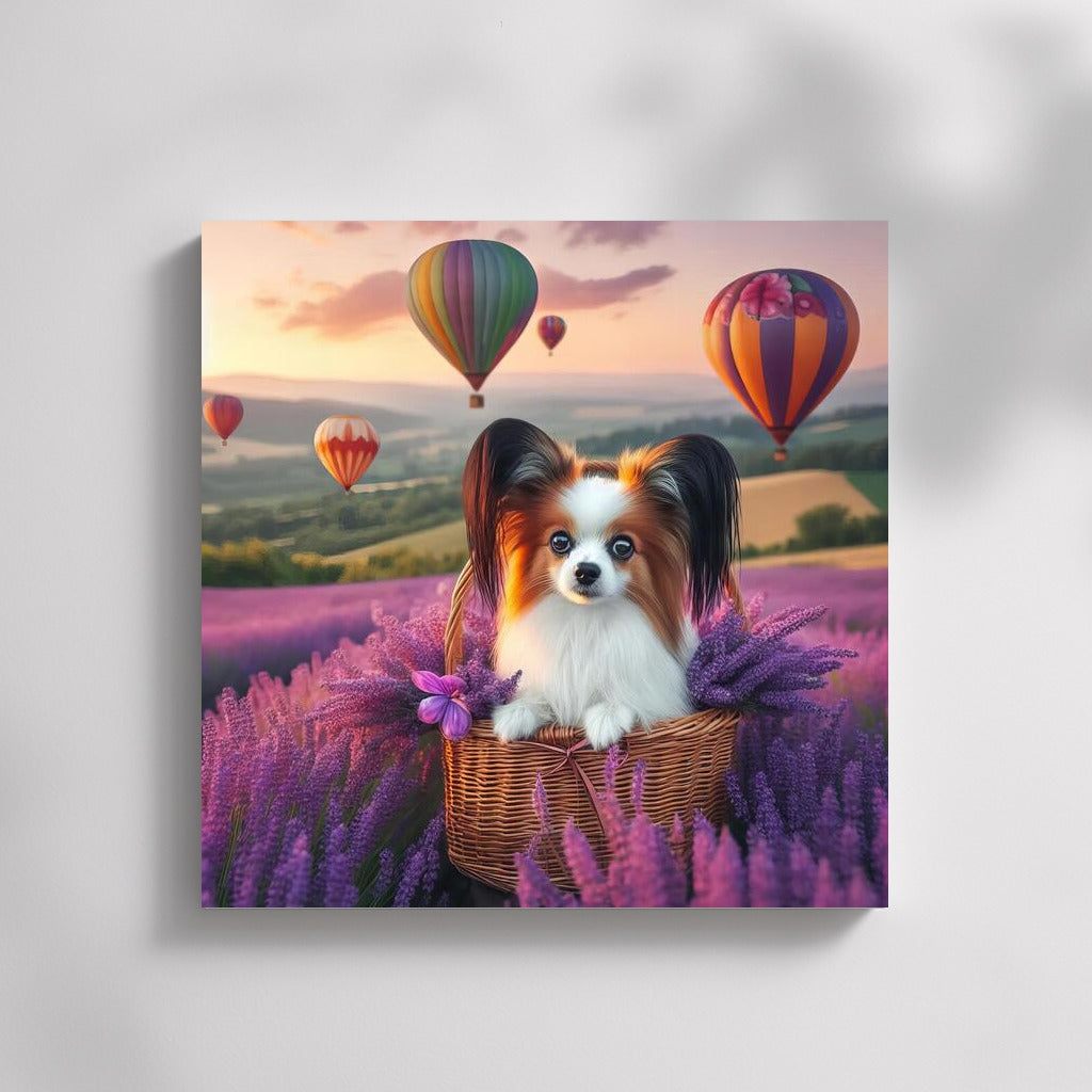Papillon in Summer Flight: Balloons and Lavender