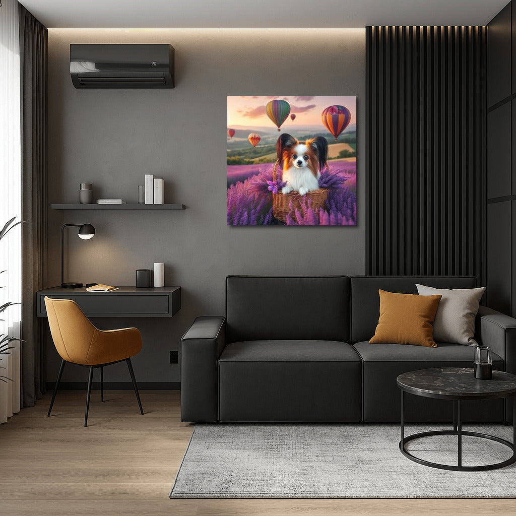 Papillon in Summer Flight: Balloons and Lavender