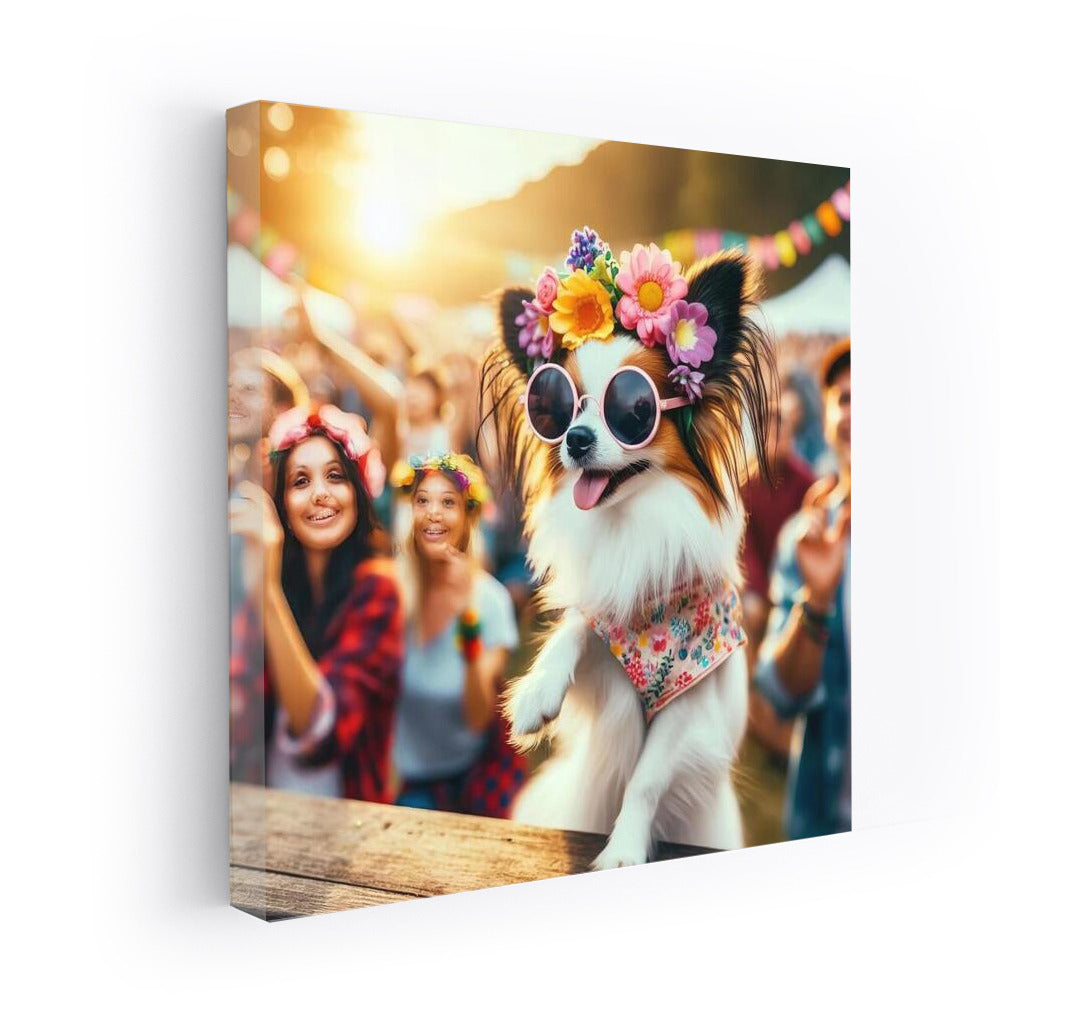 Papillon in Glasses: Music Festival of Joy and Flowers