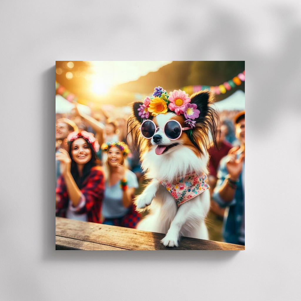 Papillon in Glasses: Music Festival of Joy and Flowers