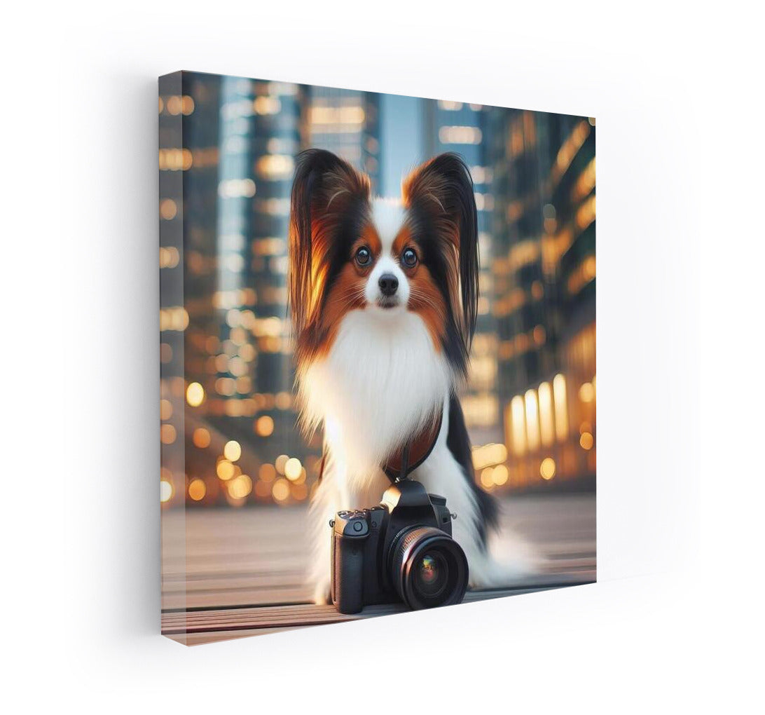 Papillon Photographer in the City of the Future: Stylish Decor for a Modern Interior
