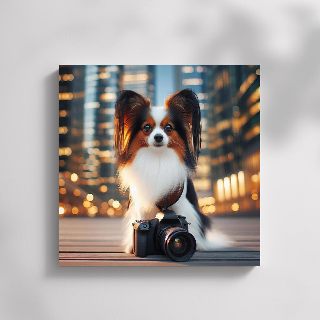 Papillon Photographer in the City of the Future: Stylish Decor for a Modern Interior