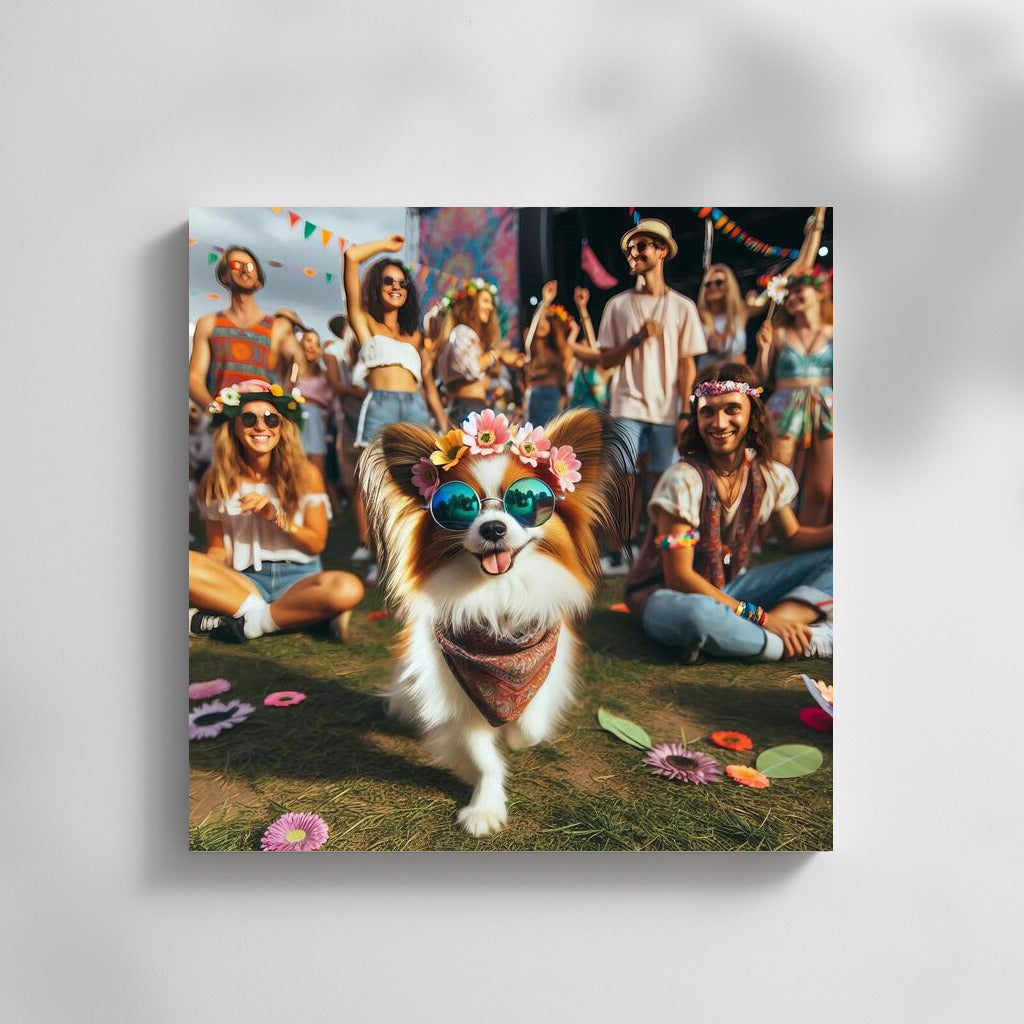 Butterfly at the Music Festival: Summer Vibes and Rainbow Emotions