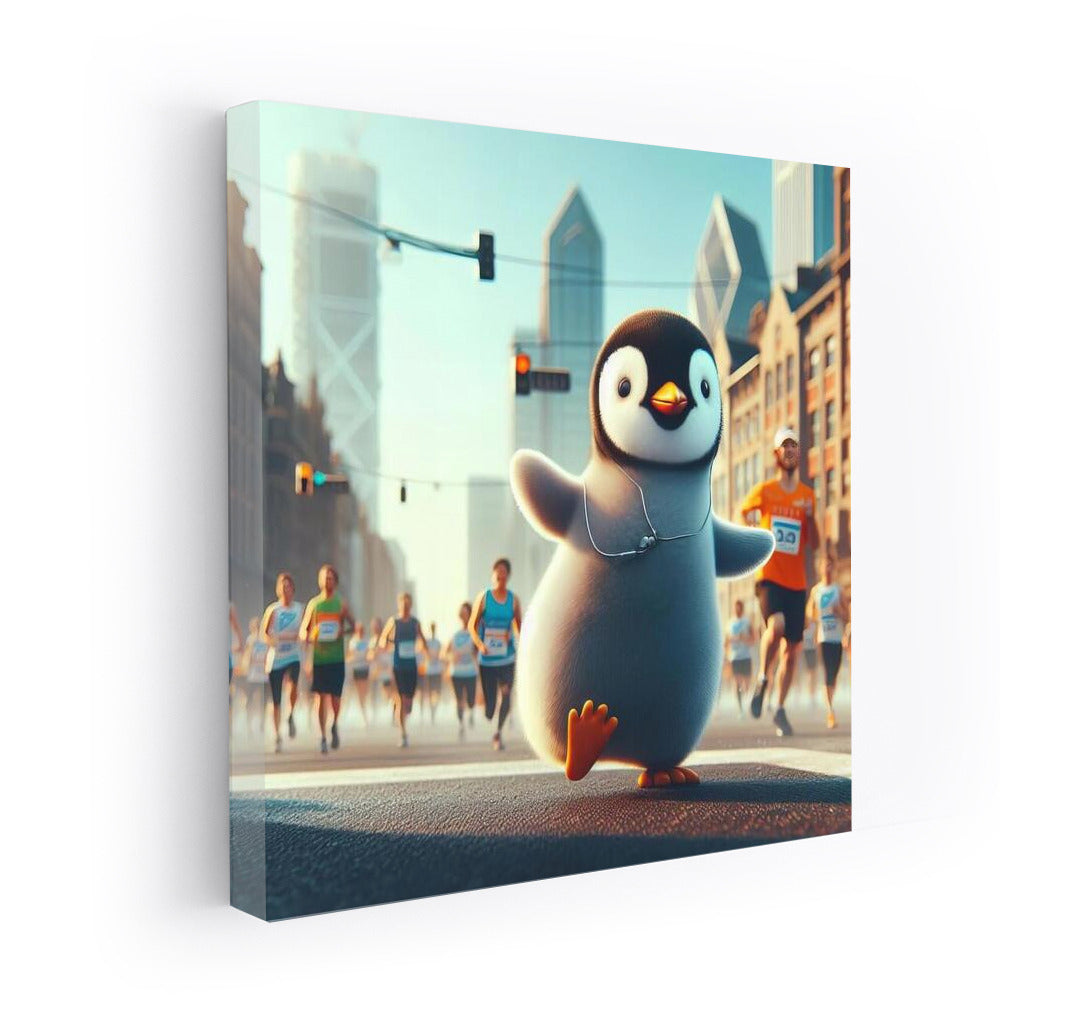 Marathon Penguin: City Run Act 3