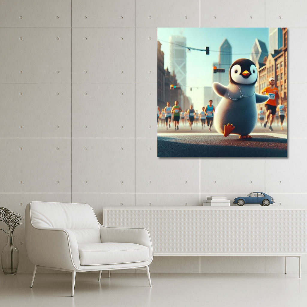 Marathon Penguin: City Run Act 3