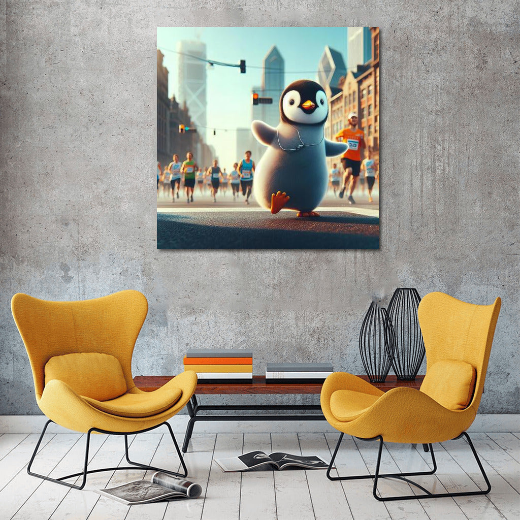 Marathon Penguin: City Run Act 3