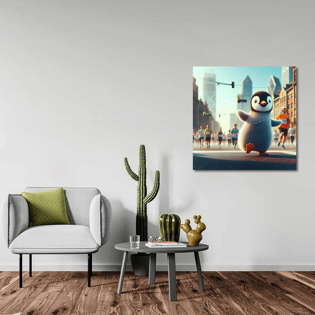 Marathon Penguin: City Run Act 3