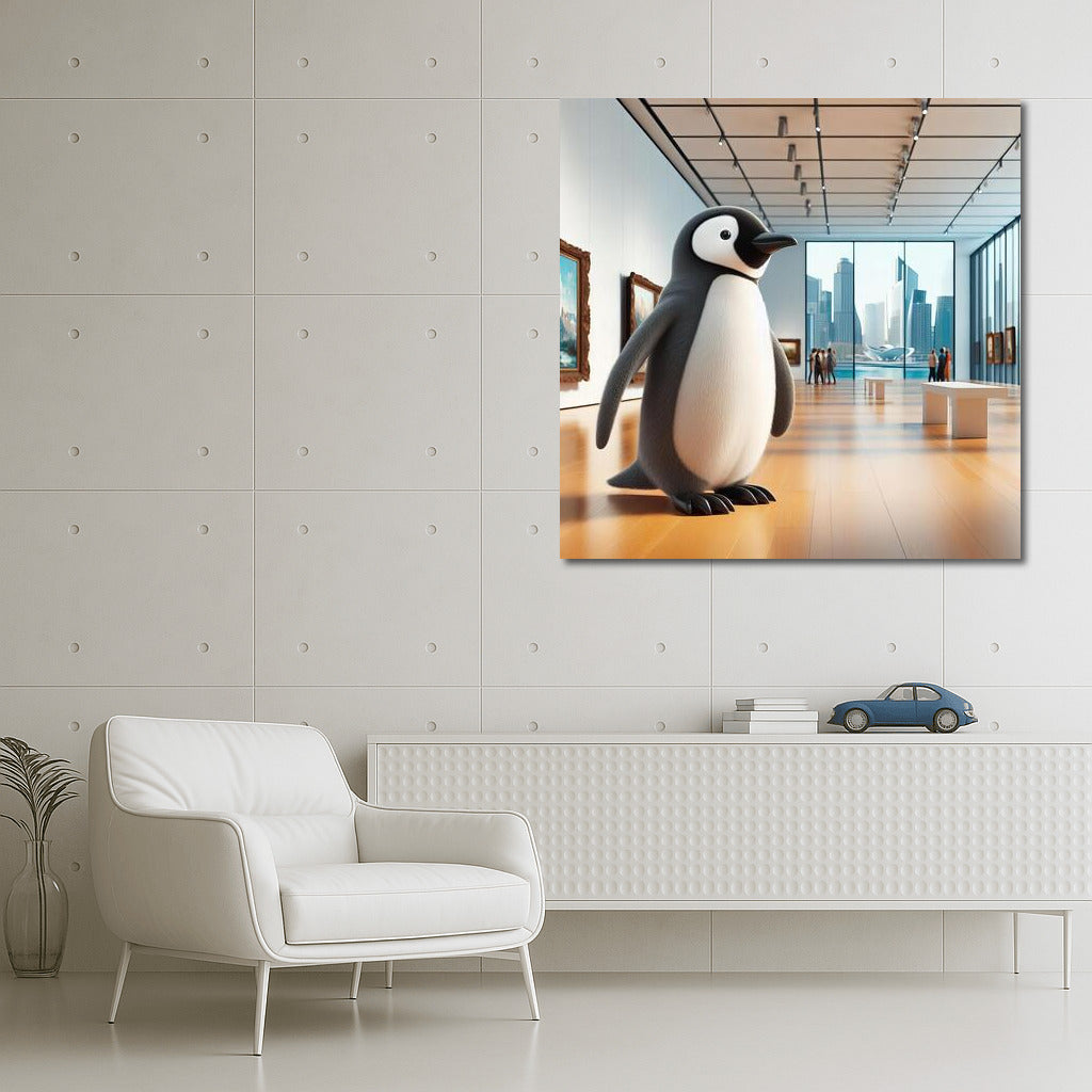 Penguin in the Contemporary Museum: The Charm of Unusual Decor