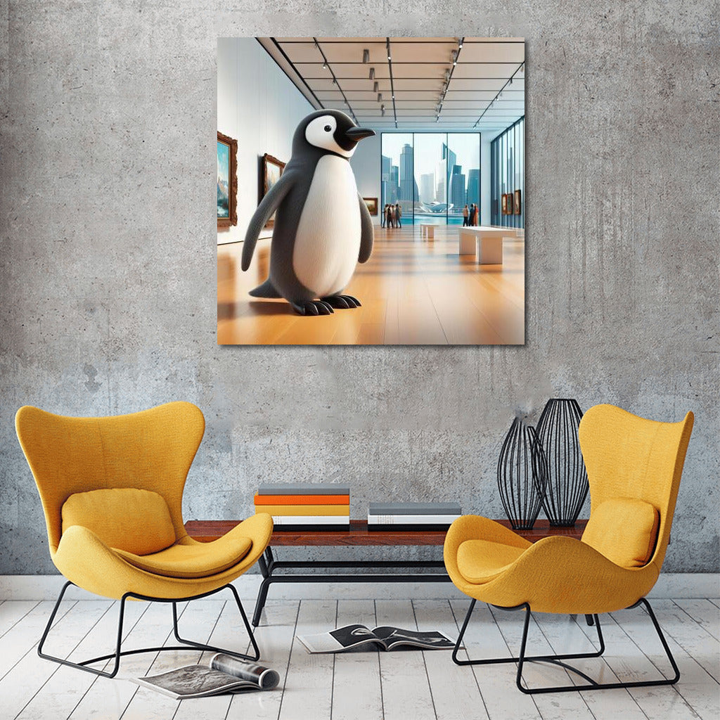 Penguin in the Contemporary Museum: The Charm of Unusual Decor