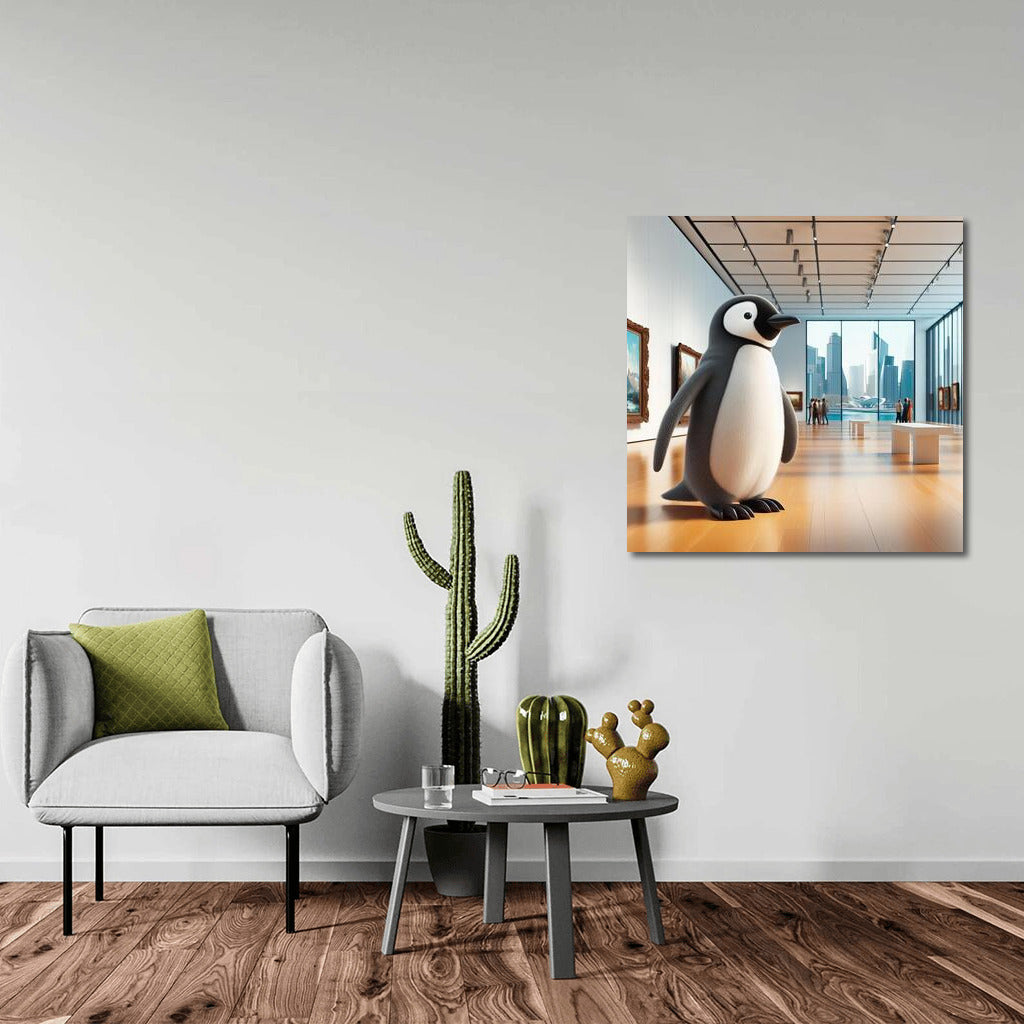 Penguin in the Contemporary Museum: The Charm of Unusual Decor