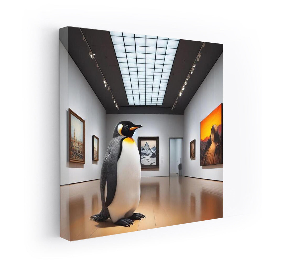 Penguin at the Museum of Modernity: A Playful Look at Art