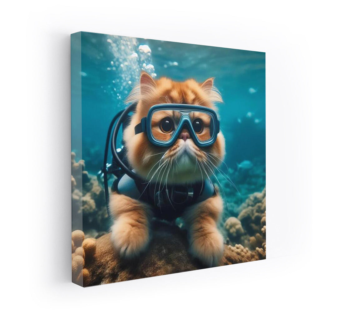 Persian Scuba Cat: Underwater Adventures
