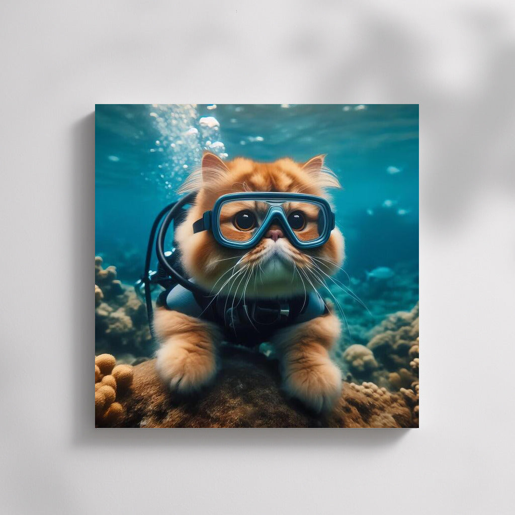 Persian Scuba Cat: Underwater Adventures