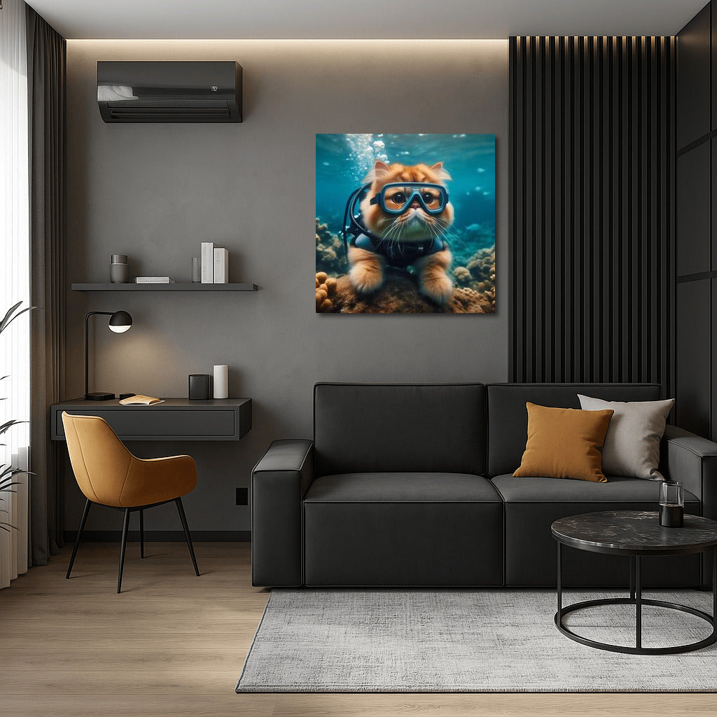 Persian Scuba Cat: Underwater Adventures