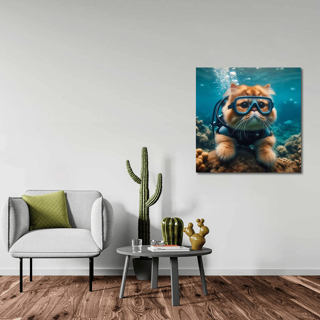 Persian Scuba Cat: Underwater Adventures