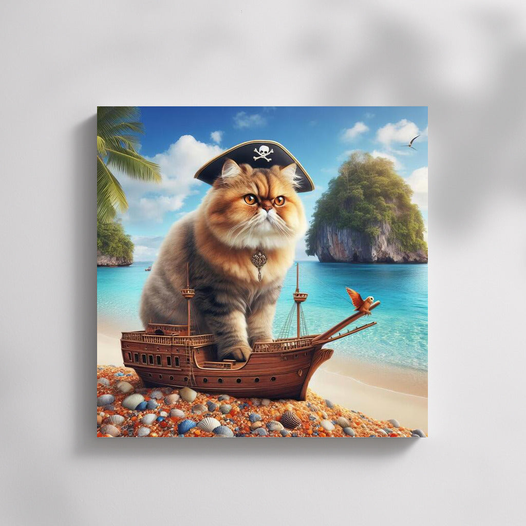 Persian Captain: Fluffy Pirate at Treasure Island