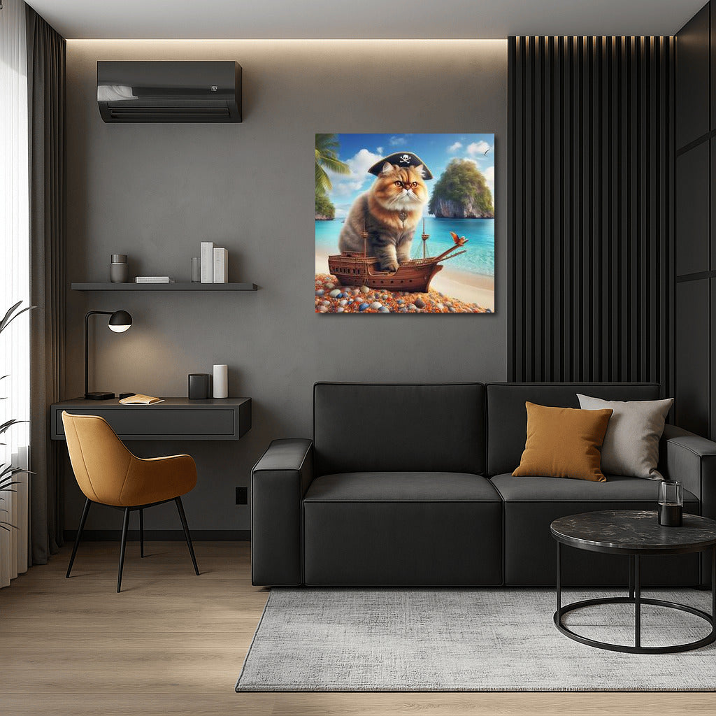 Persian Captain: Fluffy Pirate at Treasure Island