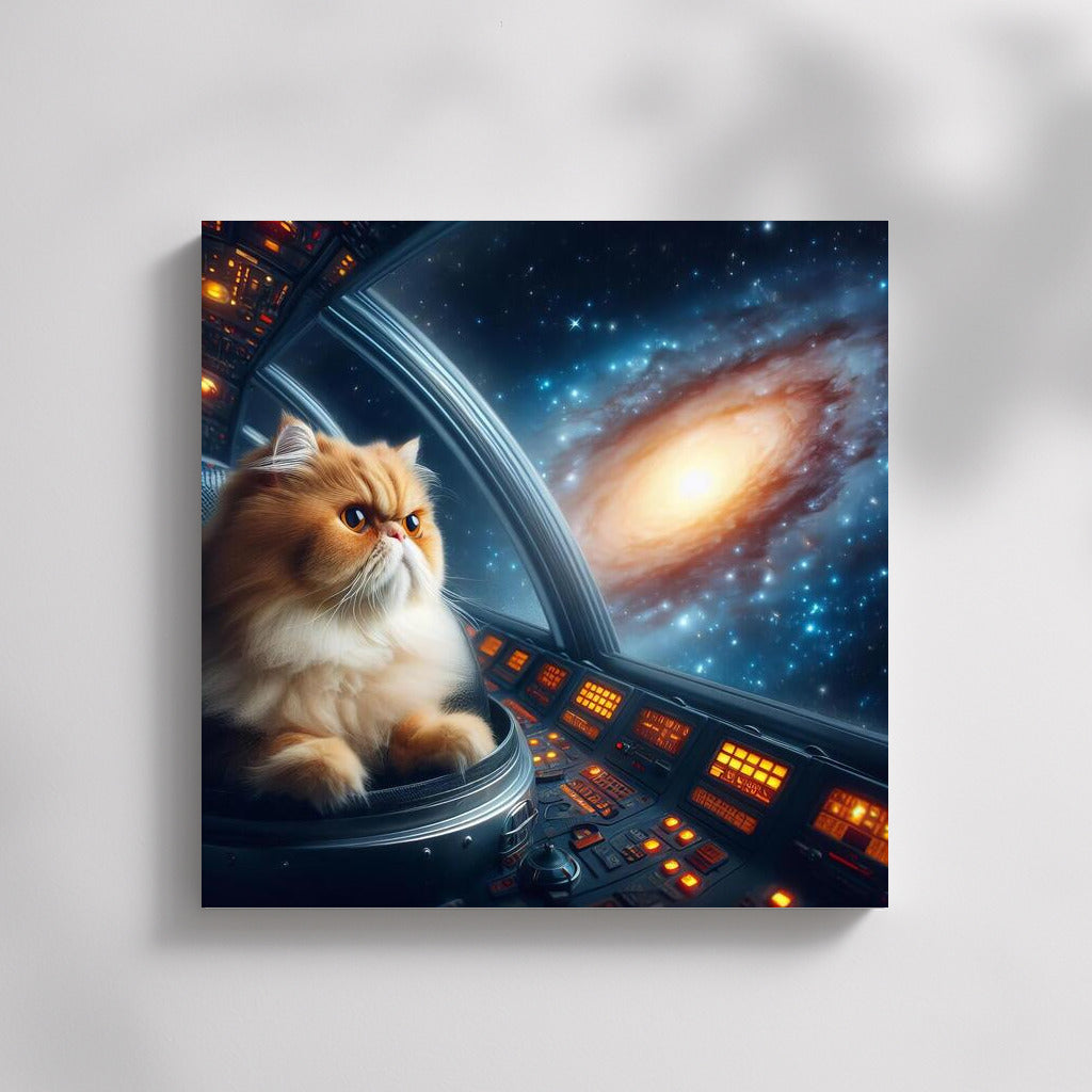 Persian Astronaut Cat: Journey to Faraway Galaxies