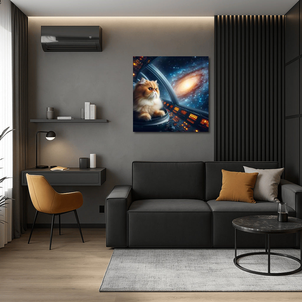 Persian Astronaut Cat: Journey to Faraway Galaxies