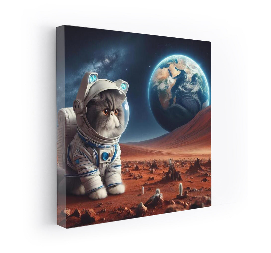 Persian Cat in a Spacesuit on Mars: A Look at Earth 2