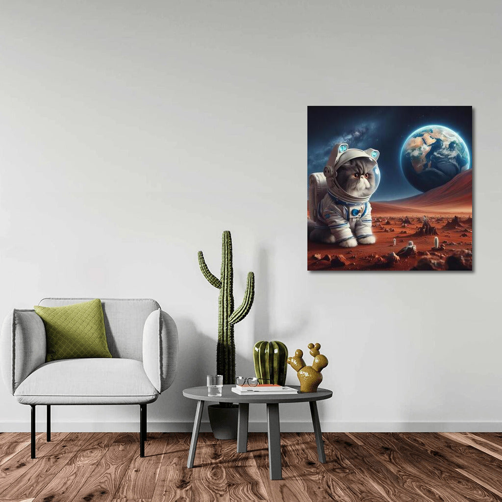 Persian Cat in a Spacesuit on Mars: A Look at Earth 2