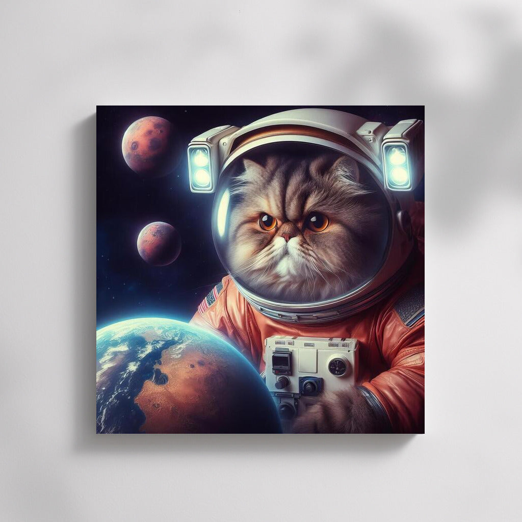 Persian Cat in a Spacesuit: A Martian Journey with a View of Earth