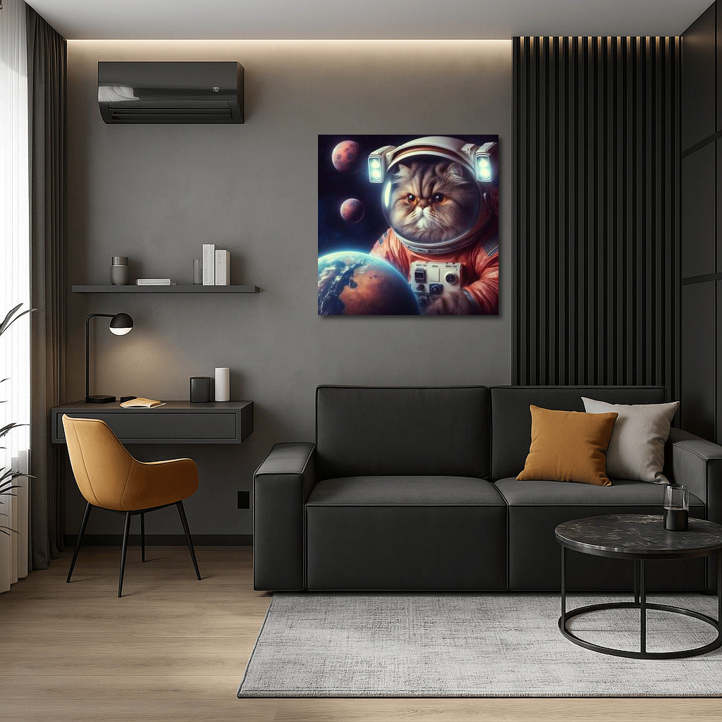 Persian Cat in a Spacesuit: A Martian Journey with a View of Earth