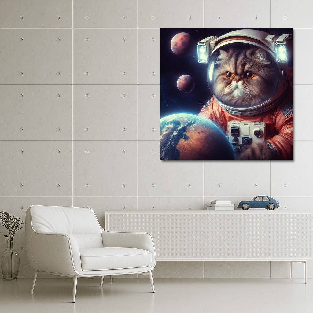 Persian Cat in a Spacesuit: A Martian Journey with a View of Earth