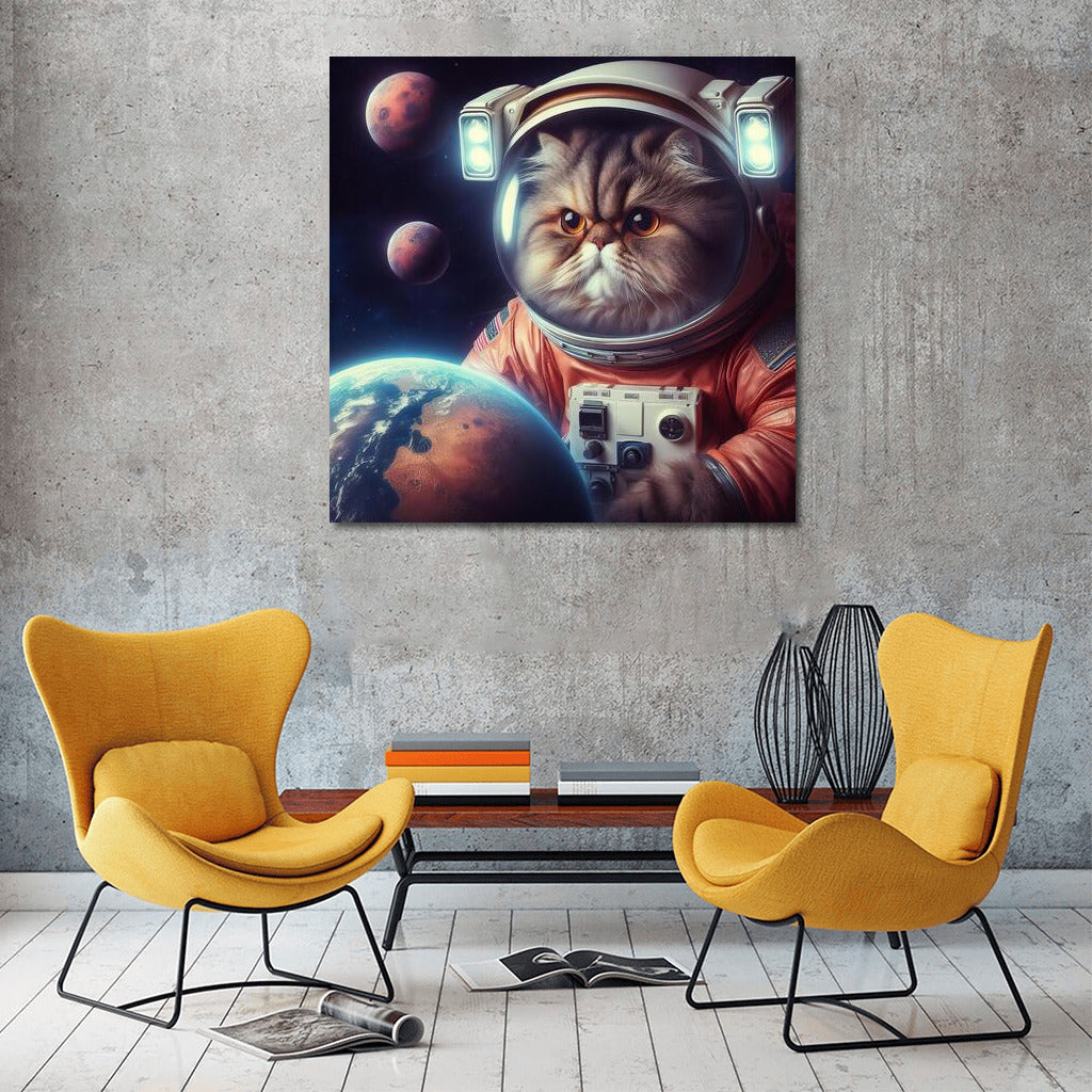 Persian Cat in a Spacesuit: A Martian Journey with a View of Earth