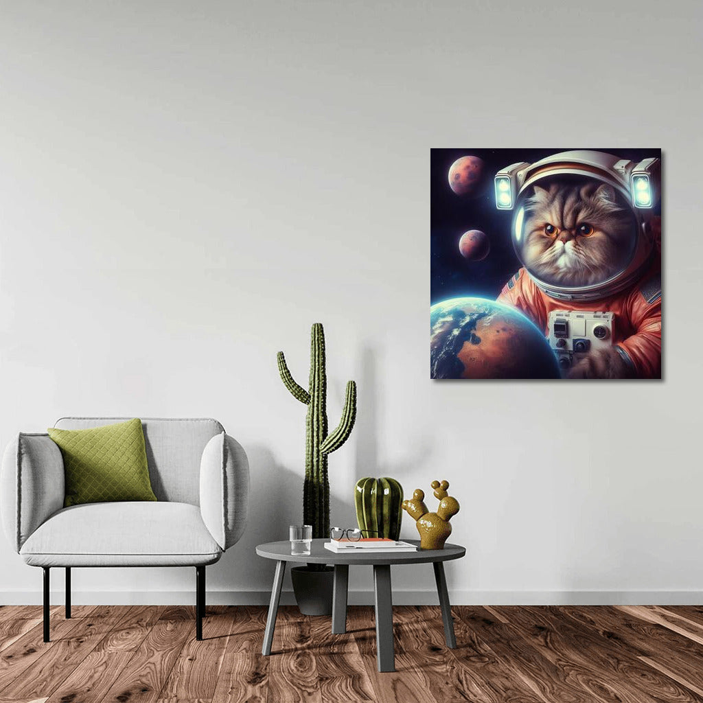 Persian Cat in a Spacesuit: A Martian Journey with a View of Earth