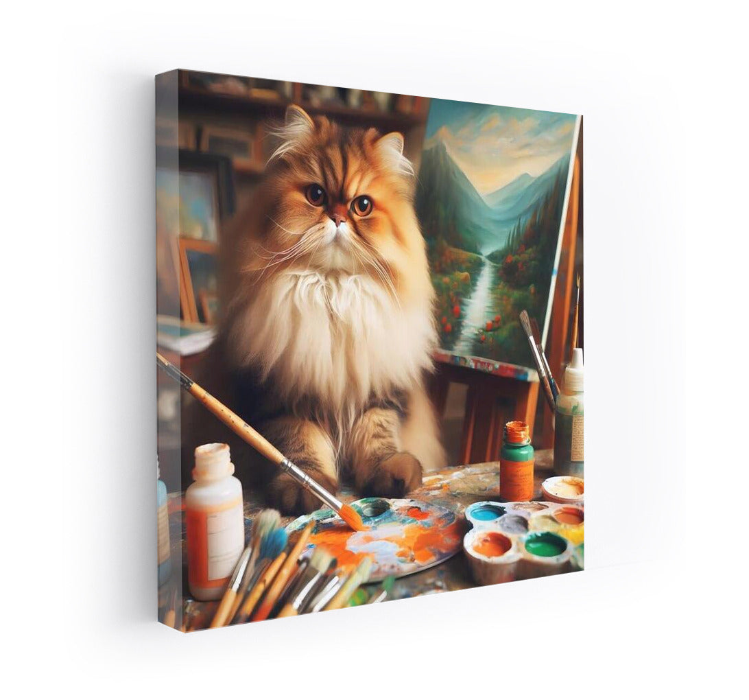 Persian Cat Artist: Creative Workshop