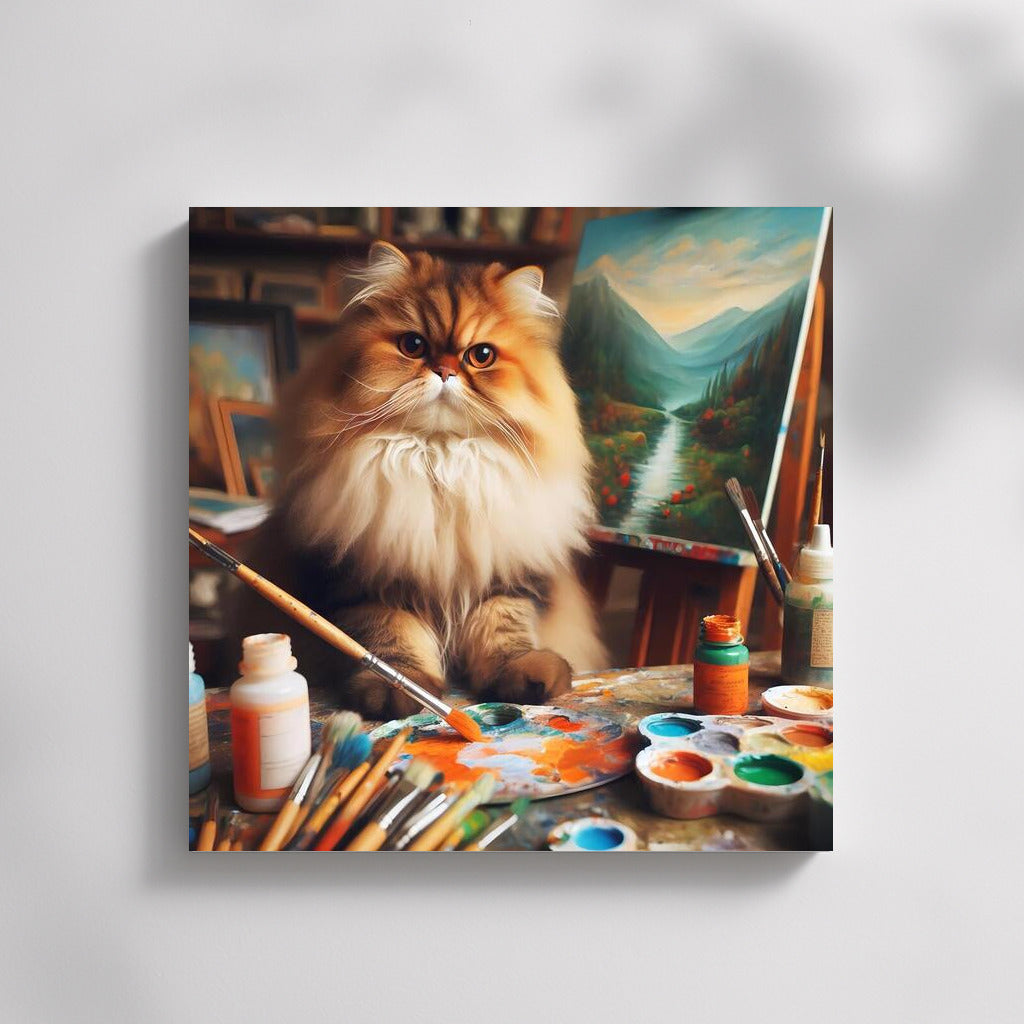 Persian Cat Artist: Creative Workshop