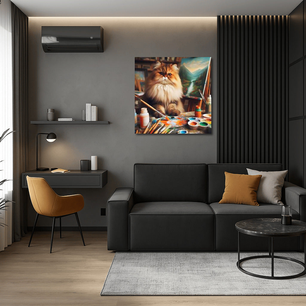 Persian Cat Artist: Creative Workshop
